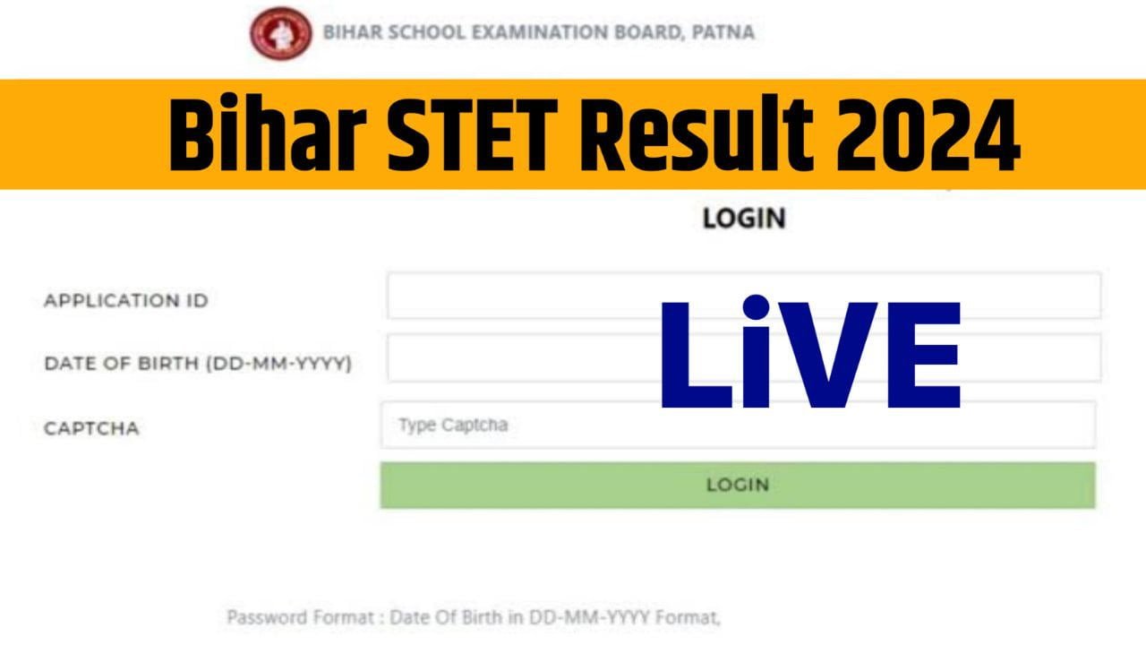 Bihar STET Result 2024 Official News , Check Merit List and Cut-Off Scores